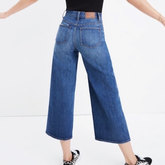 Madewell Wide-Leg Crop High Waist Jeans G7204 - Picture 3 of 8